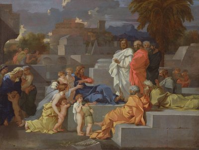 Cristo con los niños de Sébastien Bourdon